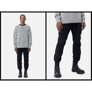 JOHN ELLIOTT Panorama Cargo Pants ~ Black Large L NWT